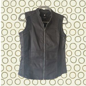G-Star Black denim  zip vest